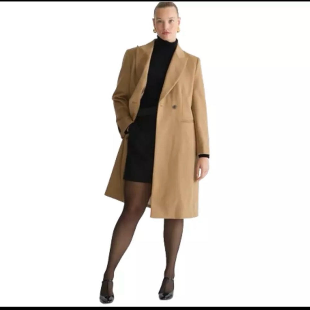 NWT J.Crew Mirabelle Topcoat in Italian wool blend size 6